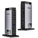 WAVLINK15-in-1ユニバーサルDisplayLinkドッキングステーション、4K+デュアル2K対応、M1、M2、M3チップ搭載のMacおよびWindo...