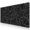 マウスパッド大型・ゲーミングマウスパッド・80x30cmキーボードパッド滑り止め/防水/耐久性汚れ防止高精度表面PC・ノートPC・キーボード対応オフィス作業用ゲ...
