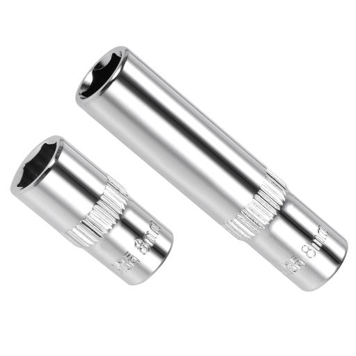 星(塗り潰し) 6角ソケットサイズ --- ドライブ:1/4";ディープ:8mm;全長:25mm / 0.98"、50mm / 1.97";パッケージには2個のインパクトソケットが含まれています。 星(塗り潰し) 幅広い用途 --- ソケットレンチと使用するためのCR-Vソケットは、さまざまな構造用ファスナーの取り付けおよび取り外しに広く使用されています。自動車修理、DIY手作り、建設、および機械のメンテナンスに適しています。 星(塗り潰し) より速いファスナー柄座 --- 6角ソケットのポートは六角構造を採用しており、ねじやナットの六角頭により適合し、より大きな接触面積とより安全な接続を提供します。使用時により強い柄座を持ち、ファスナーが丸くなるのを防ぎ、滑りにくくし、操作の安全性と作業効率を向上させます。 星(塗り潰し) CR-V --- トリプルスクエアドライブソケットは高硬度のCR-V(クロムバナジウム鋼)で作られており、強度と耐摩耗性が優れており、変形やダメージしにくく、高トルク環境に適しています。ポリッシュクロムメッキの表面は滑らかで、錆や腐食を防ぐのに役立ち、ツールの寿命を延ばします。