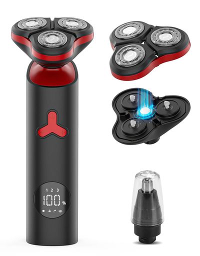 ひげそり電動シェーバー【新登場·1台2役】電気シェーバーシェーバーメンズ髭剃りUSB充電式カミソリ低騒..