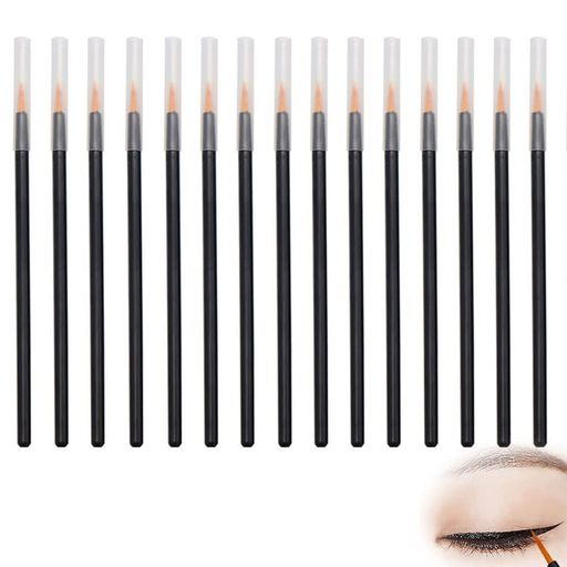 50本セット使い捨てアイライナーブラシアイライナー化粧筆まつげと眉ブラシメイクアップブラシアイメイクツール旅行携帯便利化粧用品ネイルアートリップ多機能