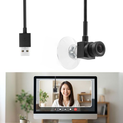 アップグレードWEBカメラ ウェブカメラ HD1080P 80°広角 レンズのアップグレード 目線が合う より鮮明な画質 小型 中央画面に固定された吸盤付き 200万画素 パソコンカメラ skype、Zoom会議用PC…
