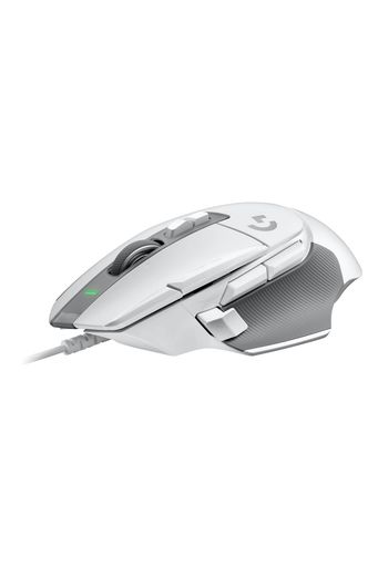 LOGICOOL G ゲーミングマウス G502 X 有線 ゲーミング マウス G502X-WH LIGHTFORCE ハイブリッドスイッチ HERO 25K センサー 13個プログラムボタン 軽量 89G G502X ブラック PC WINDOWS