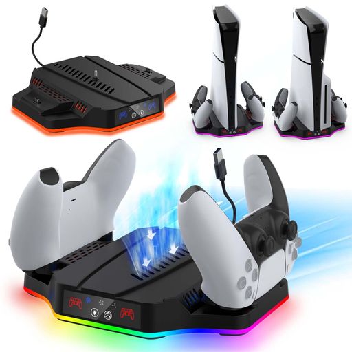 ps5slimɽ֤PS5/PS5SilmѥեդPS5Silmȥ顼Ŵ3ʳ®Ĵǽɥå2Ʊ...