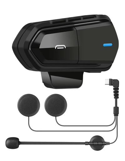 バイク用 ヘッドセット イヤホン STDRIVO ヘルメット イヤホン インカム バイク用 スピーカー bluetooth 薄型 IPX65 防水防塵機能 分離 HI-FI音質 ノイズリダクション 2台手机…