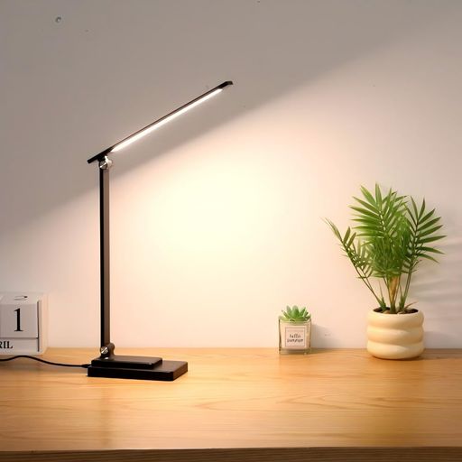 LIFENGSOLERLEDテーブルランプ電気スタンド2000mAh充電式3つの関節が調整可能タッチセンサー3段階調光5..
