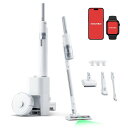 【3IN1、超小型】SWITCHBOTロボット掃除機K10+PROCOMBOコードレス掃除機-軽量20000PA自動ゴミ収集使い捨てシート/水拭き/静音/置くだけで充電/障害物回避/禁止エリア/スティック/ハンディ/4種類ノ…(2)