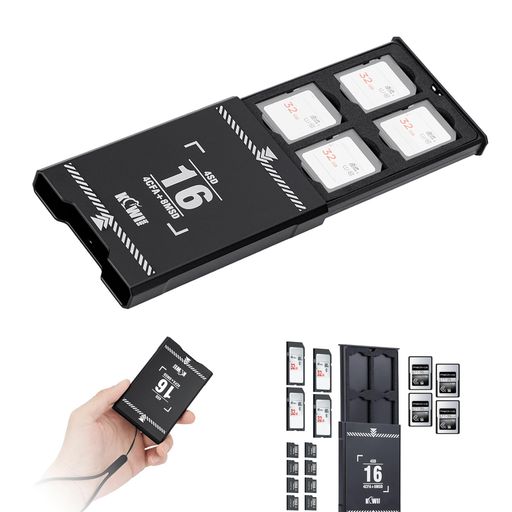音響相關產品（音箱） - KIWIFOTOSメモリーカードケース薄型4枚SDSDHCSDXCカード+8枚MicroSDTFMSDカード+4枚CFexpressTypeAカード収納可能大容量SDカードケースマイクロSDカードケース軽量