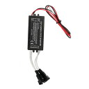 ledmomo12vインバータードライバーエンジェルアイリング用交換品の出力付き過熱過負荷保護機能搭載ショート防止設計ヒートシュリンクチューブ付コネクタ