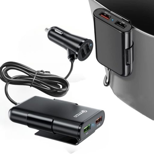 ZUKIDA USB 車載充電器 QC3.0急速充電 車載シガーソケット 車用増設ソケット 分配...