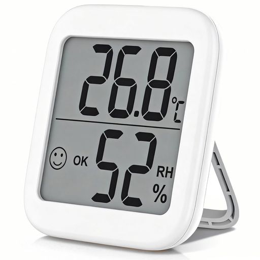 デジタル温湿度計室内2.1インチ大画面太字高精度温度計湿度計温度・湿度表示快適さ表示卓上マグネット..