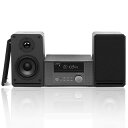 LONPOOCDプレーヤー100WコンパクトコンポーネントシステムCDステレオミニコンポFMラジオBluetooth対応スピーカーUSB/AUX入力ヘッドフォンジャック日本語リモコンハイレゾ音源対応ウッドキャビ…