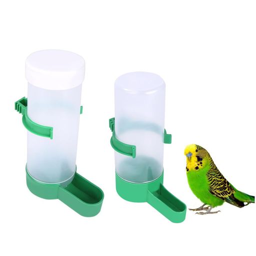 Granmagazz2個セット鳥餌入れ水入れ自動給餌器給水器鳥餌入れ自動餌入れ鳥用餌タンク鳥水入れ給餌器鳥..