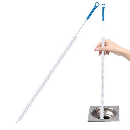 【パイプクリーナーブラシ】簡単に詰まり解消!シンクや排水口の汚れを引っ掛けてスムーズに落とす!多機..