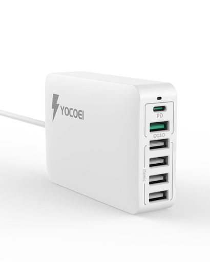 YOCOEI60WUSB®Ŵ6ݡ(ȼISONIC/USB-Ax5USB-Cx1/6Ʊ/PSEǧںѤ)USB󥻥...
