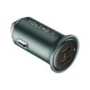 VOLTMEシガーソケットusb-cカーチャージャー最大30W急速充電車充電器USB-C2ポートタイプc車載充電器12V/24V入力に対応PD3.0QC3.0PPS対応iPhoneGalaxyAndroid