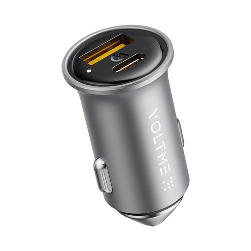VOLTME シガーソケット USB-C 最大30W 急速充電 USB C+Aポート 車 充電器 カーチャージャー USB 2ポート 軽量 タイプC 車載充電器 12V/24V入力に対応 PD3.0 QC3.0 PPS対応 IPHONE GALAXY
