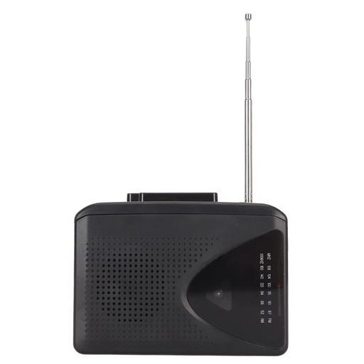 ポータブルカセットプレーヤー、スピーカーとイヤホンジャック付きレトロFMAMラジオウォークマン、カセ..