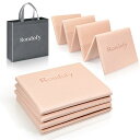 Rondofyヨガマット折りたたみ6mmトレーニングマット折り畳み持ち運びに便利エクササイズマットフィットネスピラティスヨガマット人気収納袋付き(ライトピンク)