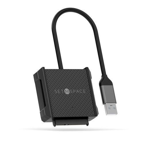 SETMSPACESATAUSB3.0変換ケーブル2.5インチハードディスクドライブHDDSSDSATAUSB変換ケーブル5Gbps高速PC、PC、ミニPC、Macbook、ノートPC、その他多くのデバイスに使用2.5インチ