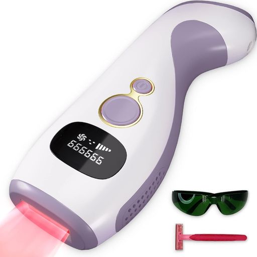 ZAPAL99万照射IPL光脱毛器VIO対応全身脱毛家庭用脱毛器5段階フラッシュ脱毛サングラス付きムダ毛処理全身適用無痛脱毛レディースメンズ男女兼用(HyacinthViolet)