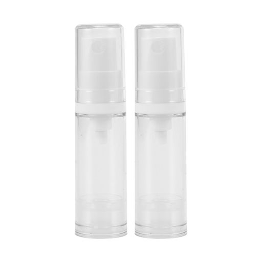 VOCOSTE真空ボトル透明詰め替えボトル携帯用液体用乳液用化粧用品旅行用品2個5ml