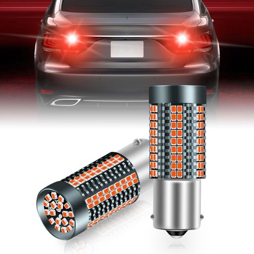chemini(チェミニ)ブレーキライト1600LMLEDテールライト2016SMD1156P21WBA15S180度ピン126連114110037506DC12V50000時間5W~18Wストップランプ2個