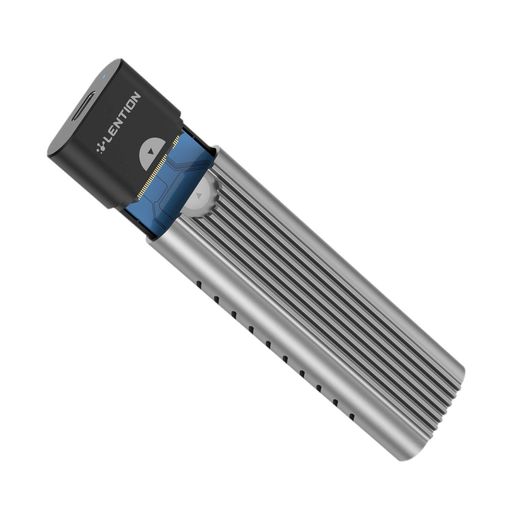 LENTIONM.2SSDケースUSBCUSBAケーブル付きNVMe高速外付けM-KeyB&MKey両対応USB3.1Gen21GB/sハードディスクケース2230/2242/2260/2280USB