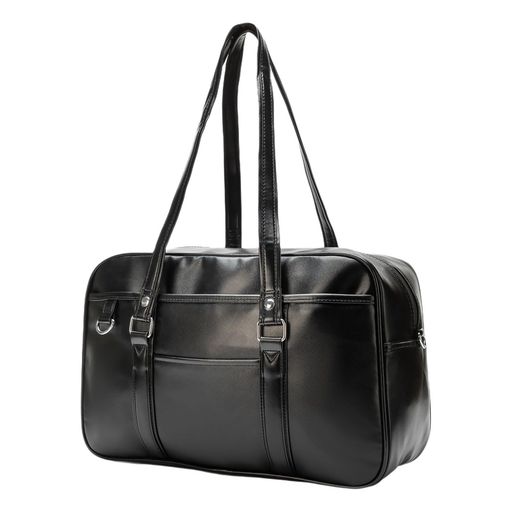 [Cd&e]スクールバッグ学生大容量ボストンバッグ女子高校生合皮防水軽量通学学生カバンスクバ男女兼用