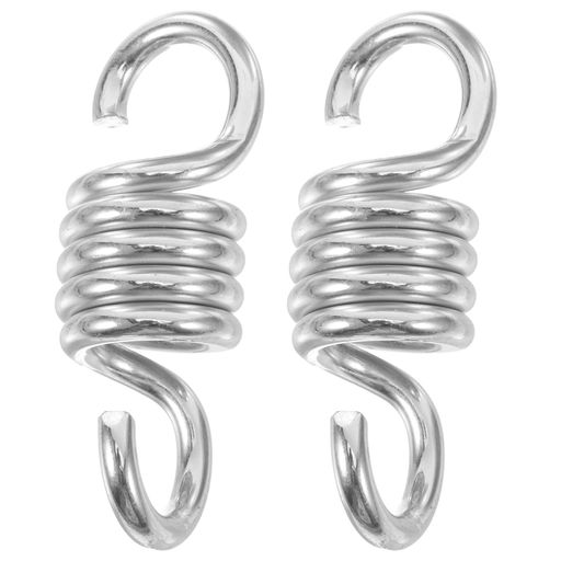 YARNOWハンモックチェアスイングスプリング2個セット耐荷重約453Kg強化スプリング屋外ポーチブランコ用..