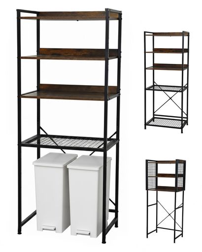 ����Ȣ���å�5�ʲ�ưê��65x����40x�⤵160cm����ê��+��������ê¿��ǽ��Ǽ�Ѳٽ�25kg�������ǥ�����եå��ݤ��б��ɻ��ù������߷ײ��������ե�����(�֥�å�)