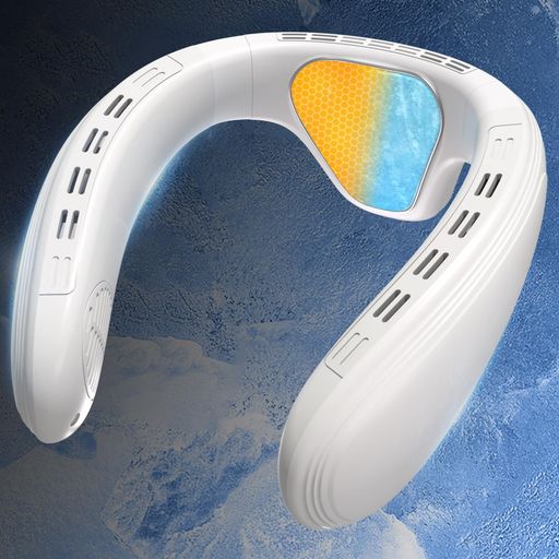 ネッククーラー冷却プレートネックファンペルチェ大容量首掛け扇風機熱中症対策暑さ対策グッズ携帯扇風機冬夏兼用