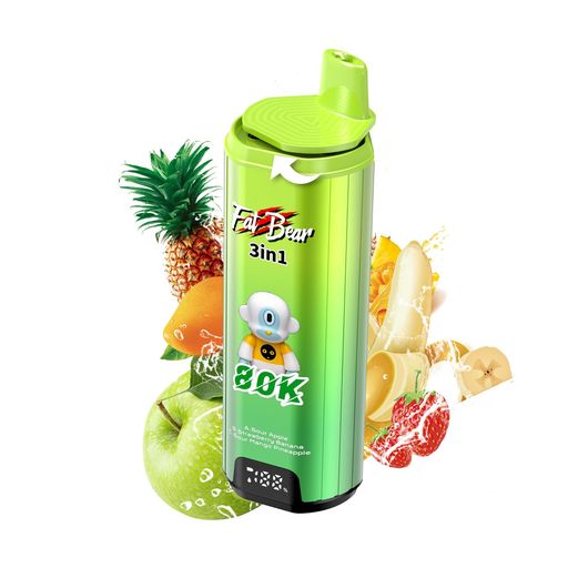 【3in1フレーバー80000回】電子タバコ使い捨て持ち運び便利シーシャVAPEベイプ650mAhバッテリー58ml容量LEDディスプレイ搭載バッテリー&リキッド残量表示爆煙設計Type-C水蒸気たばこ