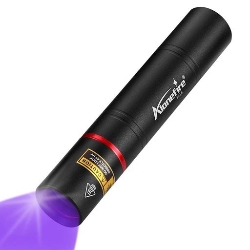 ALONEFIRE SV16 5W 小型 紫外線 ブラックライト波長365NM USB充電式 UV LED ライト アニサキスライト ウッド灯検査 逆充電 ポータブル ステイン マネー ペット 尿検出器 釣り 鑑定 鉱物 真贋用