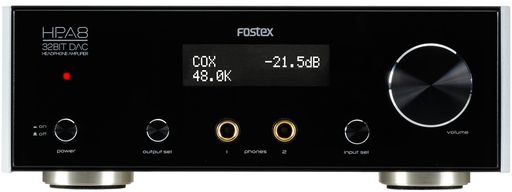 FOSTEX ヘッドホンアンプ 32BIT D/A変換器内蔵 ハイレゾ対応 HP-A8