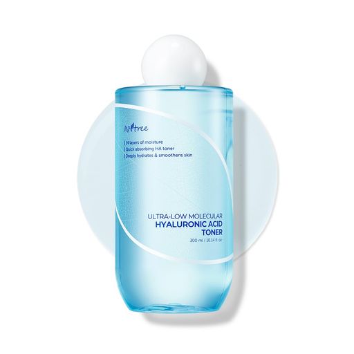Qiora - ISNTREEイズエンツリー超低分子ヒアルロン酸トナー300ml/超低分子ヒアルロン酸海洋深層水微酸性ヴィーガン