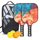 ピックルボール パドル ピックルボール セットピックルボール ラケッ USAPA承認 PICKLEBALL PADDLE PICKLEBAL パドル2個とボール...
