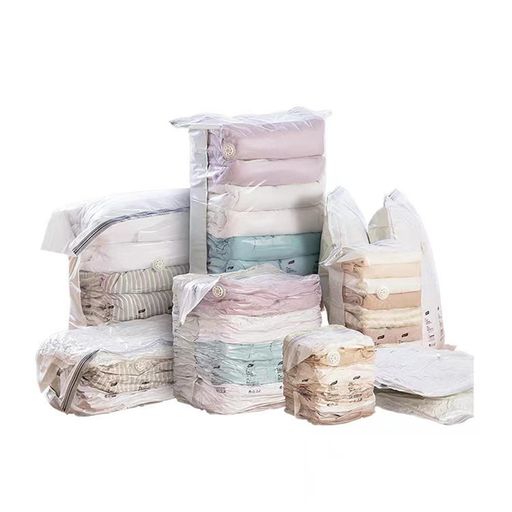 圧縮袋3枚組布団、衣類圧縮袋敷布団収納立体掃除機不要押すだけ防塵防湿防虫防カビクロゼット整理省スペース真空パック繰り返し使用出来ダニ、カビ対策衣替え収納/旅行/引越し/出張/…