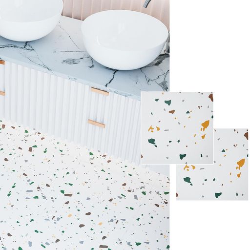 【リアルな大理石でさらっとした質感】特殊表面加工によりリアルな質感や凹凸感が本物の大理石と見間違うほどです。貼るだけでお部屋が明るくなり、おしゃれにイメージチェンジリアルな質感、本物の大理石のような温かみのある大理石調が大人気、色合いがナチュラルでやさしい雰囲気を作れる。 【施工簡単のフロアシート】裏面のシートをはがして貼るだけの粘着タイプで接着剤不要。初心者や女性一人でも楽に貼り付けることができます。本製品の貼り付けには専門的な道具は必要ありません。ハサミやカッターなどで、好きなサイズにカットしてお使い頂けます。※最適な接着効果を得るためには、表面が清潔、乾燥、滑らかになるように下地床を用意してください。 【傷や汚れに強い】こちらのフローリングシートの表面が丈夫な造りで、また防水・防汚加工済で、水が飛んでも吸わないので拭きやすいです。傷や汚れにも安心!しっかりとコーティングされているので土足でもテーブルや椅子の移動する時にも、傷つきにくく、土足でも対応できます。 【ご注意】強粘性のため剥がすときにのりが残する可能性がございます。