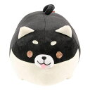 JEMAジェマ抱き枕犬マシュマロアニマルクッションぬいぐるみもちもちふわふわ柔らか可愛いプレゼント用ブラック(3)