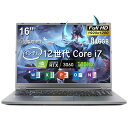 ノートパソコン ゲーミングノートPC RTX 3060 165HZ LAPTOPインテル COREI7 第12世代 16インチ 液晶/1920 1200ディスプレイ WEBカメラ 大画面 GAMING LAPTOP パソコン ノート MS OFFICE