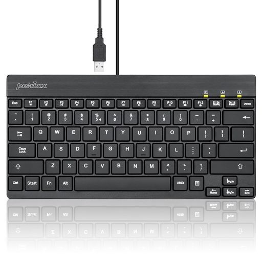 PerixxペリックスPERIBOARD-326USバックライトキーボード有線コンパクトUSB小型テンキーレスメンブレン..