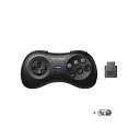 8BITDO M30 2.4G WIRELESS GAMEPAD FOR MEGA DRIVE ブラック 【メガドライブ/SWITCH(有線)用コントローラー】