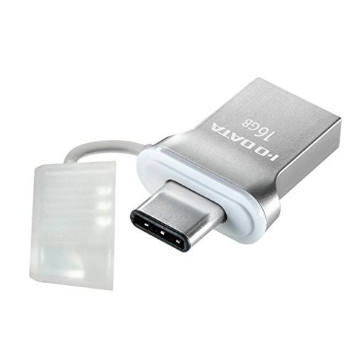 アイ・オー・データUSBメモリーUSB3.1GEN1TYPE-C左右二重線矢印TYPE-A両コネクター搭載64BG日本メーカーU3C-HP64G
