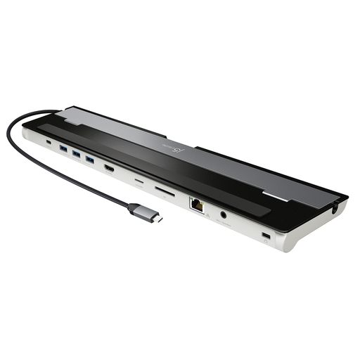 j5create USB-C 4K HDMIドッキングステーション (9-in-1) 4K HDMI 5Gbps USB-A x3 カードリーダー PD 100W ギガビットイーサネット コンボオーディオジャック MacBook/Windows