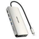 WAVLINK 13-IN-1 USB TYPE-C ~jhbLOXe[V HDMIA_v^[ - 4Ko3840 X 2160@30HZ @\ USB 3.0ϊA_v^[3~USB3.0/1~USB2.0/