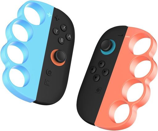 ForNintendoSwitchJoy-Con用FitBoxing3/FitBoxing2対応コントローラーグリップJoy-Con専用人間工学設計大人と子供向けボクササイズ用ジョイコンハンドル操作簡単