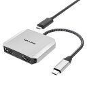 WAVLINK USB TYPE-C-fA HDMI A_v^[ 4K~jhbLOXe[V/2X4K@30HZ /1X4K60HZ MACBOOK PRO 2019/IPAD PRO 2020/DELL XPS 13/15/Ȃǂȋ@ƌ݊