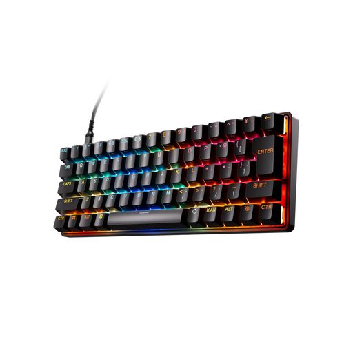 SteelSeries ラピッドタップ ラピッドトリガー 搭載 ゲーミングキーボード ミニサイズ Apex Pro Mini Gen 3 JP 有線 日本語配列 OmniPointスイッチ 2ーinー1アクションキー 搭載 ブラック 64918