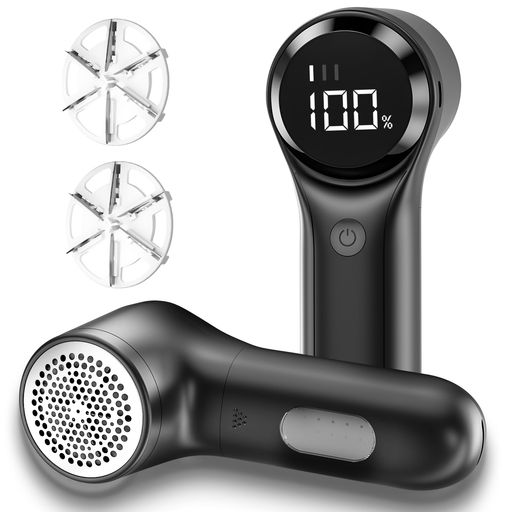 【毛玉取り】FrSara毛玉取り電動毛玉クリーナーけだまとり電動液晶ディスプレイ付き3段階のスピード調..